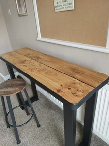 Solid Wood Rustic Breakfast Bar - Imagen 1 de 10