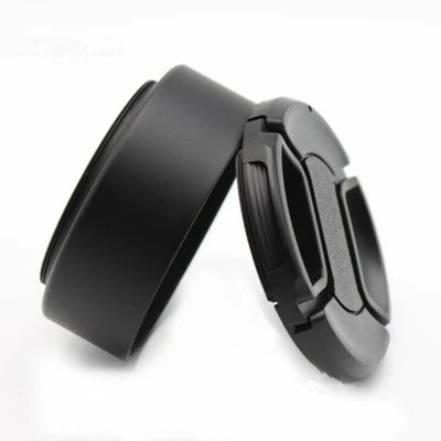 95mm Standard Metal Lens Hood for Canon Nikon Sony Pentax Olympus +95mm Lens cap - Image 1 of 4