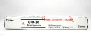 Toner magenta originale Canon ImageRunner Advance C5045 C5051 C5250 C5255 GPR-30 - Foto 1 di 2