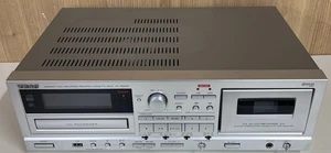 TEAC AD-RW900 Compact Disc Recorder Reverse Cassette Deck Silver Used JP - Picture 1 of 9