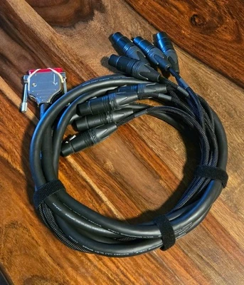 Mogami Gold DB25 to 8 XLR Female Cable (10') - Image 1 of 2