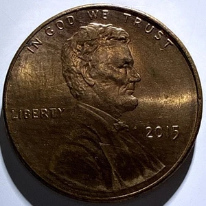 2015 Lincoln Shield Penny Off Centered Error - Picture 1 of 9