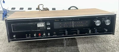 Grabadora de 8 pistas Mayfair de colección/AM-FM-MPX con altavoces originales modelo 2099 funcionando Foto 1 de 4