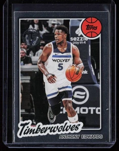 2025-26 Topps #80BK-90 Anthony Edwards 1980-81 Topps Basketball - Picture 1 of 2