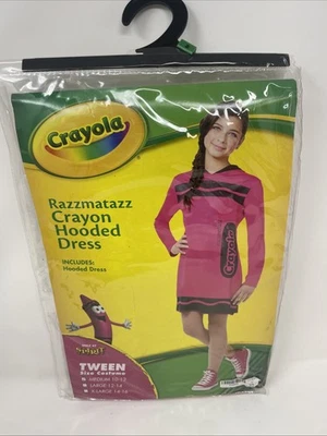 NUEVO-Vestido con Capucha Razzmatazz Crayón | Spirit Halloween | Tween Talla Mediana 10-12 Foto 1 de 4