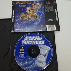 Disc Only Sony Playstation 1 Ps1 Jigsaw Madness Very Good Condition Aus PAL - Picture 1 of 4