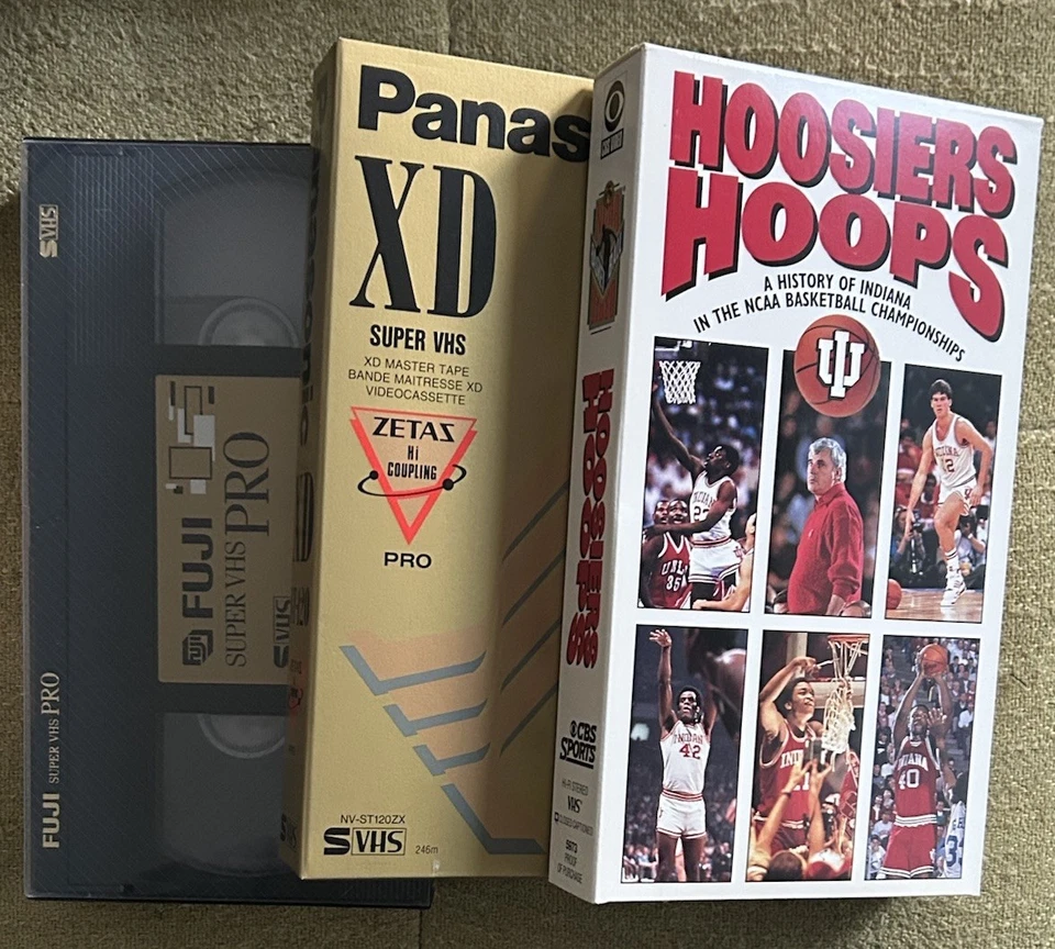 VHS Hoosier Hoops A History of Indiana in the NCAA Championships & Recordings - Image 1 of 4