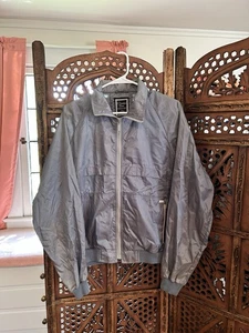 Vintage Christian Dior Monsieur Sport Windbreaker Jacket Size Large Gray - Picture 1 of 10