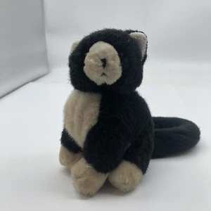 De Colección Russ Kit Gatos Pequeño Gatito Gato Peluche Animal 5" Negro Blanco Cola Larga - Imagen 1 de 11