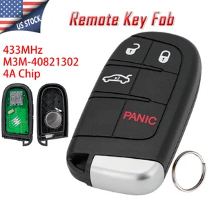 4 Button Remote Key Fob 433MHz 4A for Dodge Charger Challenger Chrysler 200 300 - Bild 1 von 9