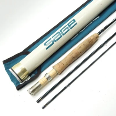 Caña de mosca Sage SPL 282-3 grafito IV. 8’ 2” 2wt. Con tubo y calcetín. Foto 1 de 4