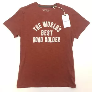 Norton Motorcycles T-Shirt UK XS Herren braun Racing Heavy Cotton Rundhals UVP 45£ - Bild 1 von 7