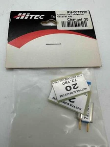 HiTec Ricevitore Doppia Conversione Xtal Channel 20 72.190 MHz HRC# 6677220 NOS - Foto 1 di 1