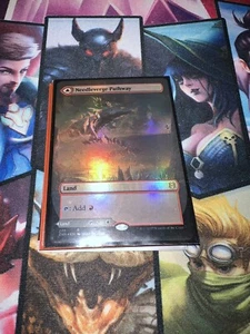 Mtg Singles - Needleverge Pathway (Borderless) - Zendikar RIsing - Foil Rare LP - Picture 1 of 1