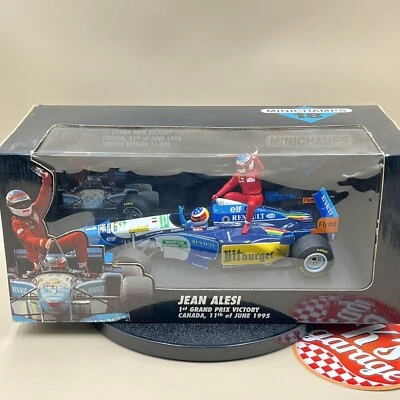 MINICHAMPS 1/18 Renault B195 Jean Alesi 1st GP Victory Canada 1995 181952701 - Image 1 of 4