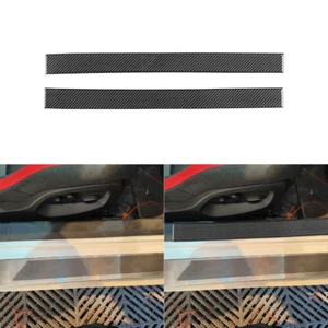 For Chevrolet Corvette C7 14-19 Real Carbon Fiber Built-in Threshold Strip Trim - Bild 1 von 7