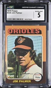 1975 Topps #335 Jim Palmer CGC 5 EX - Picture 1 of 2
