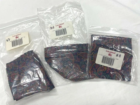 LONGABERGER LINERS - SET OF 3 - FATHER'S DAY PAISLEY PRINT  #22683, 26620, 22675 Cover