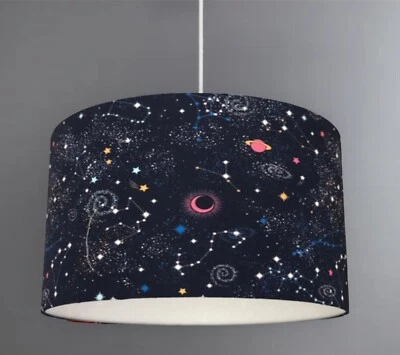 NUEVO HQ Habitación Infantil Estrella Constelación Galaxia Luna Espacio Lámpara Pantalla Colgante Pantalla Foto 1 de 4