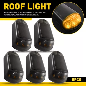 Solar Powered Cab Lights for Truck-2025 New Punch-Free Solar Powered Lamp Amber - Picture 1 of 13
