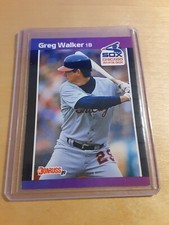 1989 Donruss #135 GREG WALKER Chicago White Sox Baseball Card, 1st Baseman (NM)