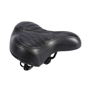 Bike Seat Cushion Wide Big Bum Soft Gel Bicycle Saddle Pad - Picture 1 of 4