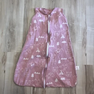 LOOXII Saco de Dormir Sin Mangas Rosa Camping Exterior Oso Bebé Infante 12M-18M Foto 1 de 4