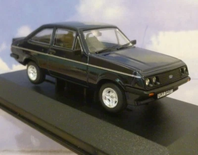 VANGUARDS 1/43 1979 FORD ESCORT MK2 RS2000 MIDNIGHT BLUE RICHARD HAMMOND VA14909 - Image 1 of 4