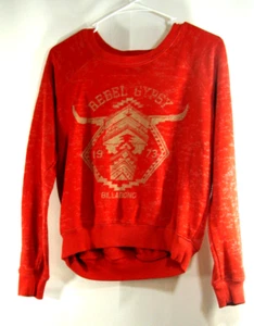 Billa Bong Cropped Crewneck Sweatshirt Rebel Gypsy 1973 Sz Med - Picture 1 of 3