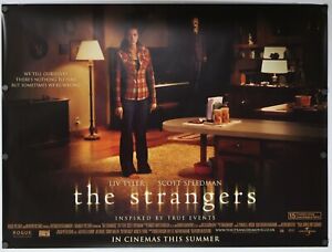 The Strangers - original movie poster  30x40 British Quad - Liv Tyler - Horror