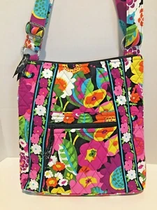 Vera Bradley Hipster in Va Va Bloom Shoulder Bag Crossbody Purse Floral Retired - Picture 1 of 12