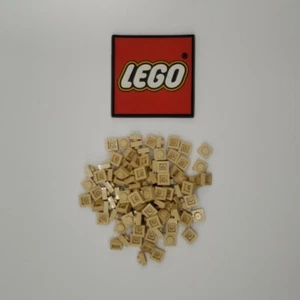 LEGO 1 x 1 Plate TAN (x100) 3024 NEW PARTS BULK LOT - Picture 1 of 4
