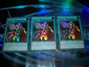 3x Crossout Designator 1ª Edición Súper Raro RA02-EN063 Yu-Gi-Oh - Imagen 1 de 1