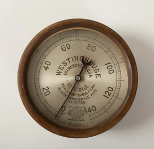 Westinghouse Test Gauge (H4L) Double Needle (JSF6) Star Brass MFG 6" PC 90059 - Picture 1 of 12