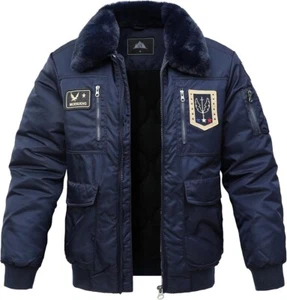 Moerdeng B-15 Aviator Bomber Flight Aeronautica Militare Style Jacket Size Large - Picture 1 of 9