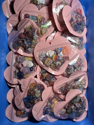 Bolsa de 1 OZ de pequeños dijes acrílicos para hágalo usted mismo - joyería - limo - lazos para el cabello. Foto 1 de 4