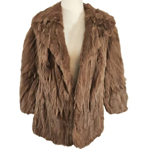 Vintage Jordan's Mink Stole Wrap Cape Shrug Shawl Brown Genuine Fur Whimsigoth - Picture 1 of 13