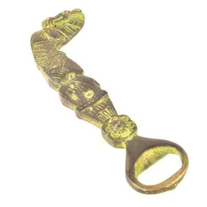 Brass Horse Head Bottle Soda Wine Cork Opener - Picture 1 of 2