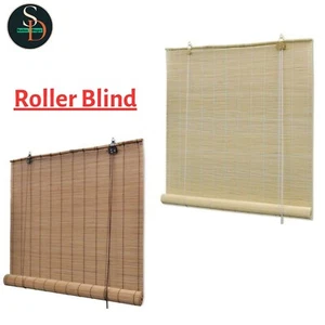 Roller Blind Bamboo Home Window Curtain Shade Cover Privacy Screen vidaXL - Picture 1 of 11
