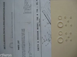 Smith & Wesson 78G 79G ZWEI (2) URETHAN-Dichtungssätze + Expl-Ansicht/Druckliste + Anleitung  - Bild 1 von 2