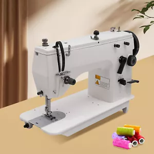 Industrial Sew Machine Head Straight Stitch Zig Zag Heavy Duty Sewing Machine US - Picture 1 of 15
