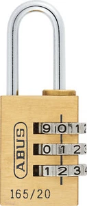 ABUS 165 Messing Zahlenschloss, Zahlencode, versch. Größen - Bild 1 von 4