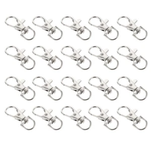 20 piezas Cierres Giratorios Jaula para Pájaros Gancho para Puerta Ganchos Giratorios de Metal - Imagen 1 de 12