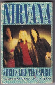 Nirvana Smells Like Teen Spirit Cassette 1991 Dolby HX Pro B NR DGCCS-19050 - Picture 1 of 6