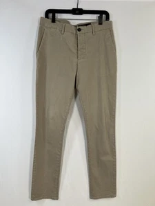 Allsaints  Park Chino Button Fly Mens Pant Size 33x30 Sand - Picture 1 of 13