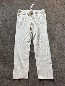 Chico’s Women’s Zenergy Cashmere Blend Tapered Ankle Pant Cream Size 1R $99 - Picture 1 of 9