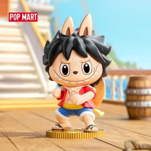 Labubu One Piece POP MART - Monkey D. Luffy Figure - The Monsters Originale - Picture 1 of 8