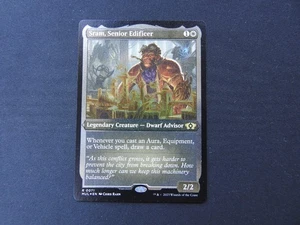 Sram, Senior Edificer Foil Etched NM [March of the Machine] Mtg Free Tracking! - Picture 1 of 3