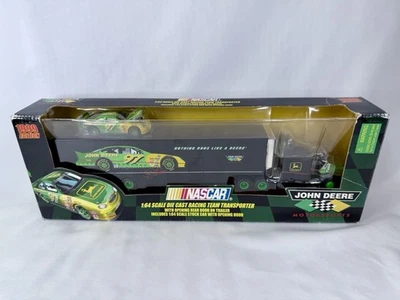 Chad Little #97 John Deere 1999 Transporter w/ Car 1:64 Racing Champions - RARE - Image 1 of 4