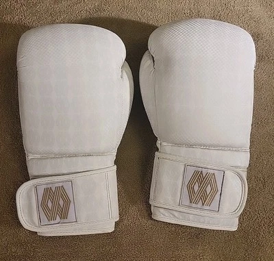 Mayweather White Boxing Fitness Gloves - Size LG/XL  - Image 1 of 4